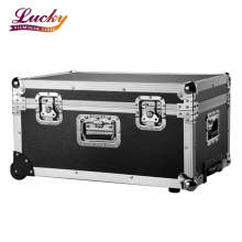 Professional Factory Lockable Silver Aluminum Camera Flight Case DJ Flight Case Foam Padding Lock Speakers